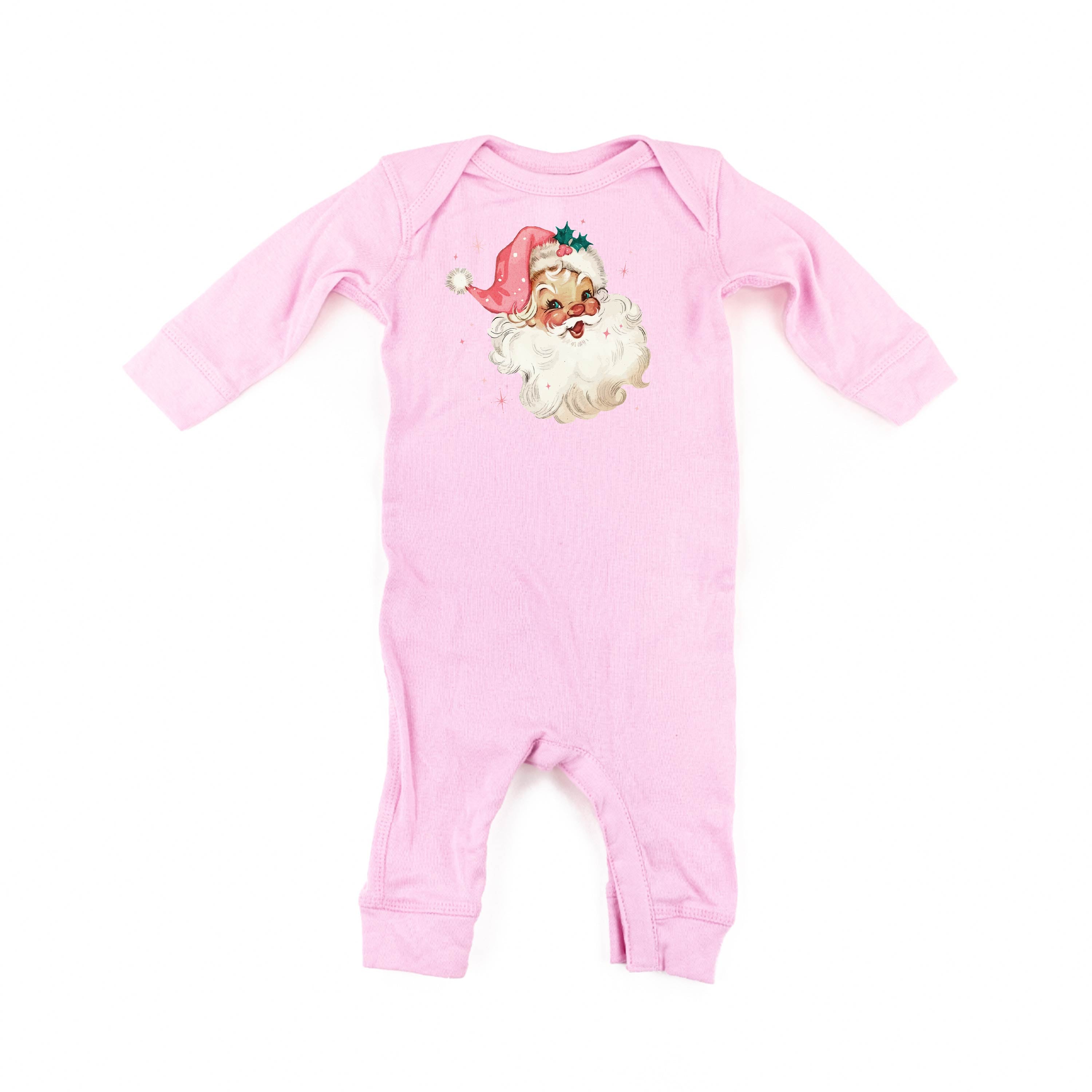 Watercolor Santa - Baby Sleeper Little Mama Shirt Shop