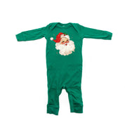 Watercolor Santa - Baby Sleeper Little Mama Shirt Shop