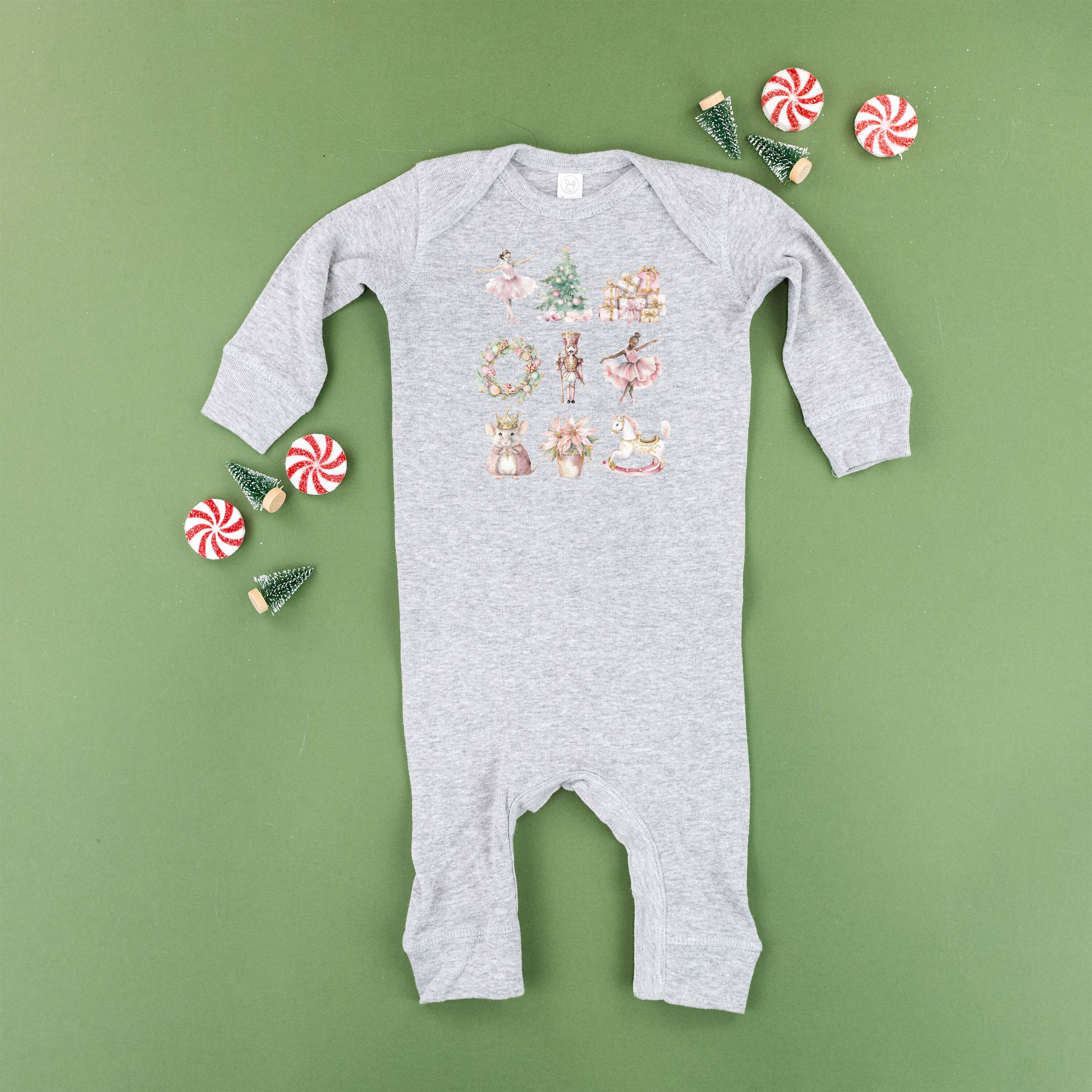 Watercolor Nutcracker - Baby Sleeper Little Mama Shirt Shop