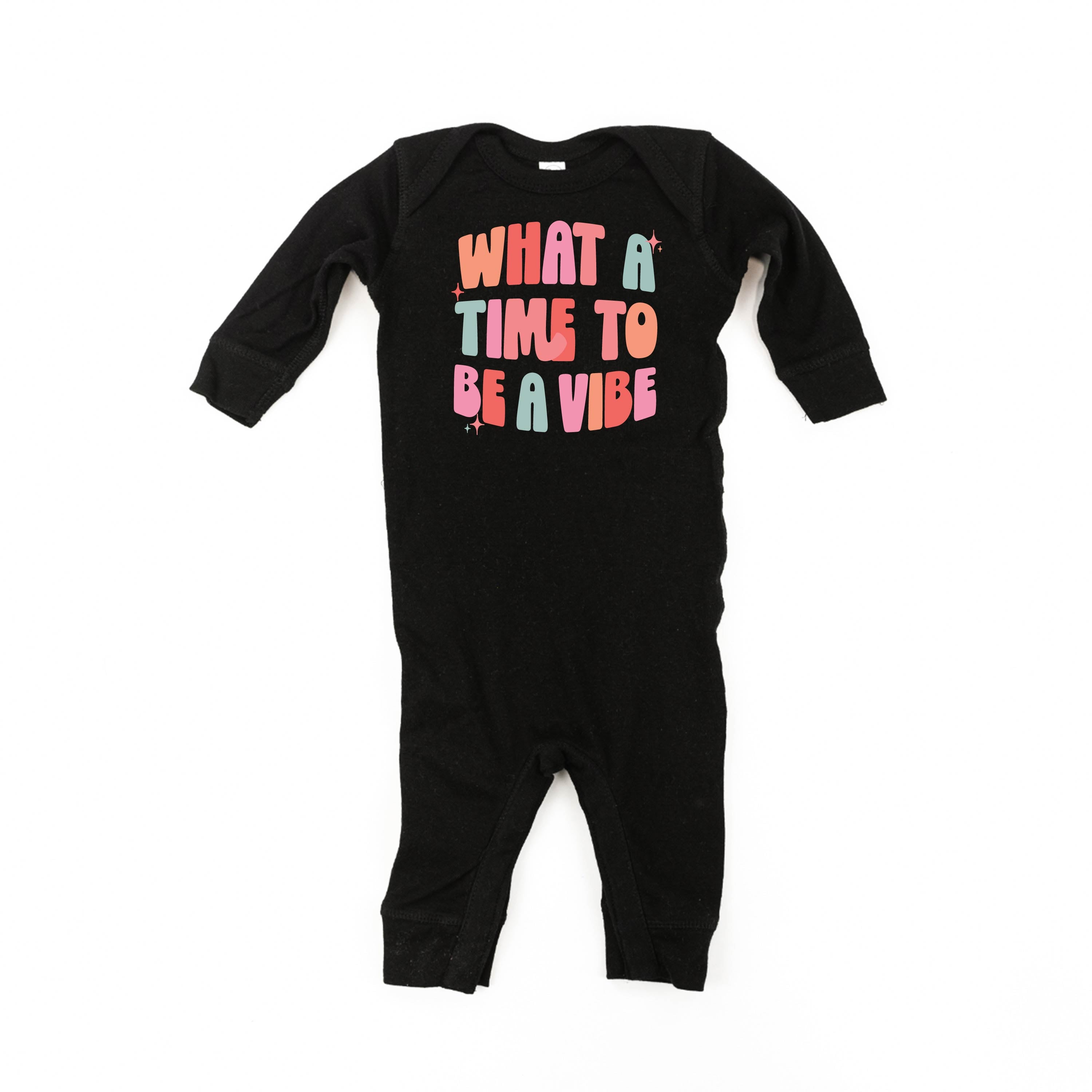What a Time To Be a Vibe - Baby Sleeper Little Mama Shirt Shop