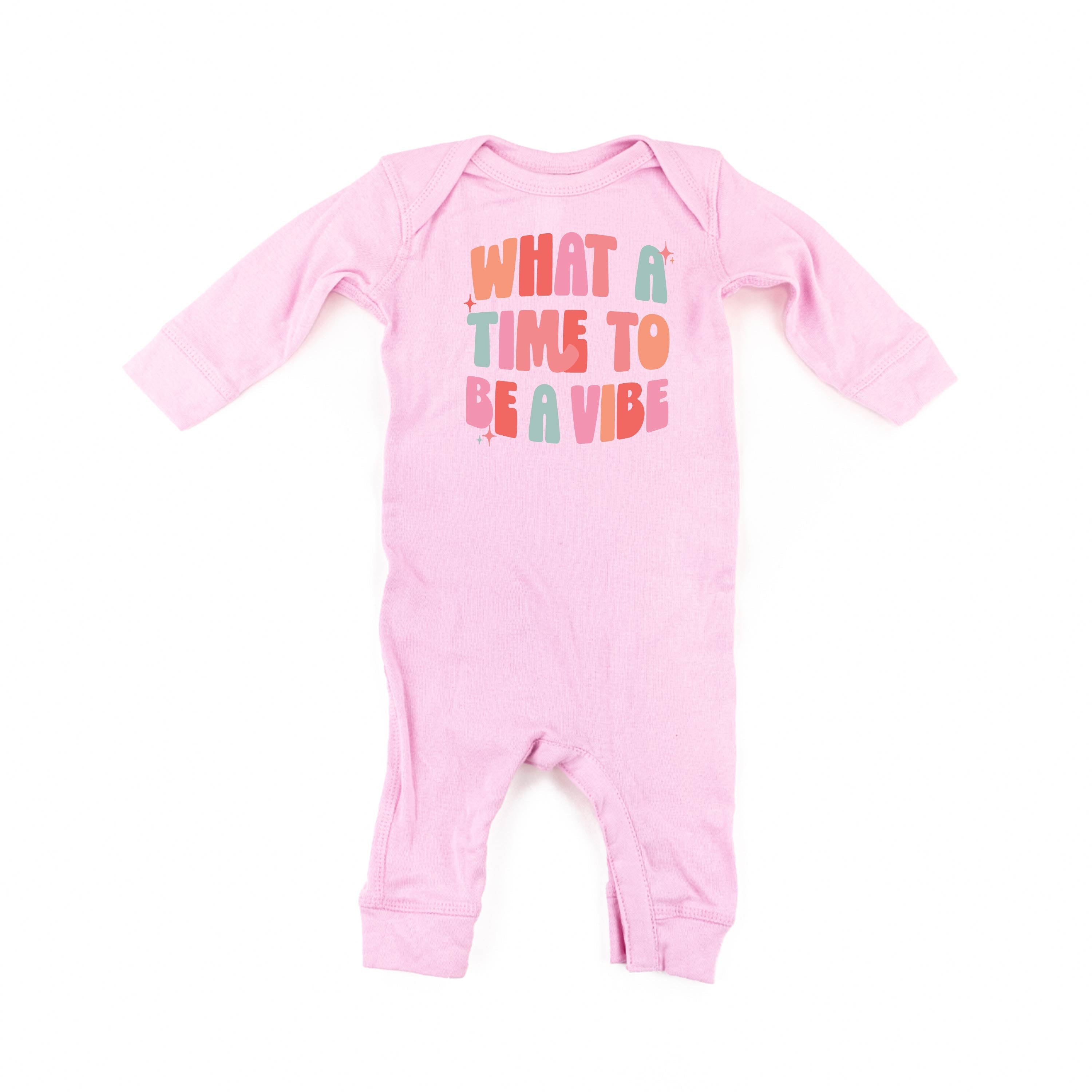What a Time To Be a Vibe - Baby Sleeper Little Mama Shirt Shop