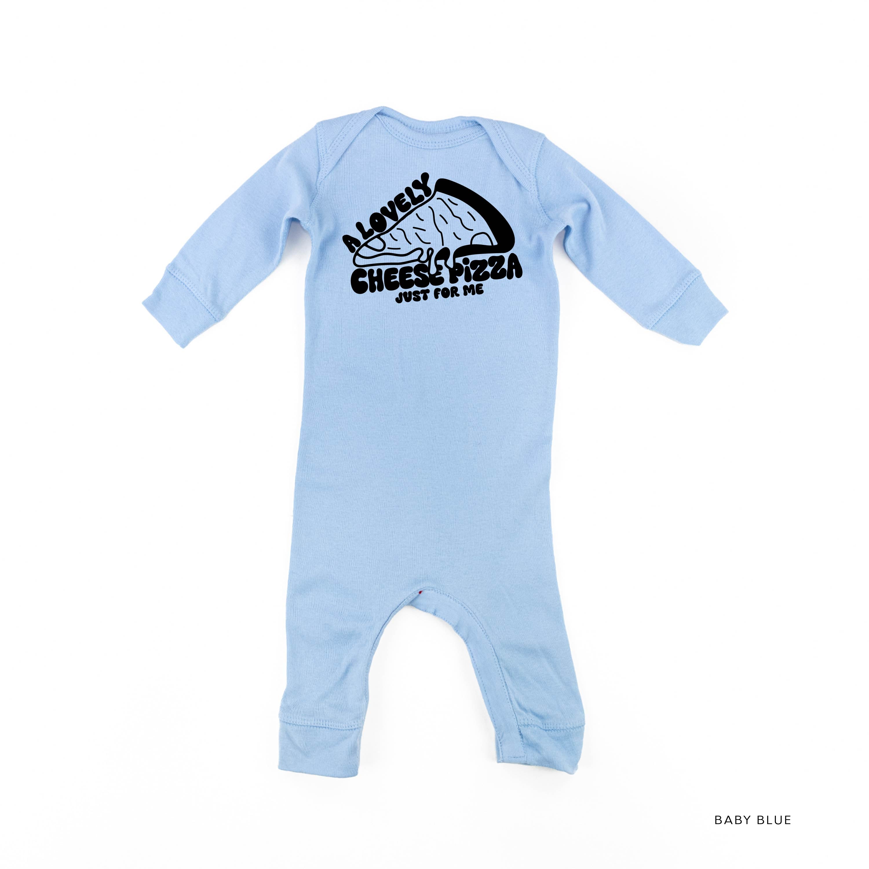 A Lovely Cheese Pizza Just For Me - Baby Sleeper Little Mama Shirt Shop