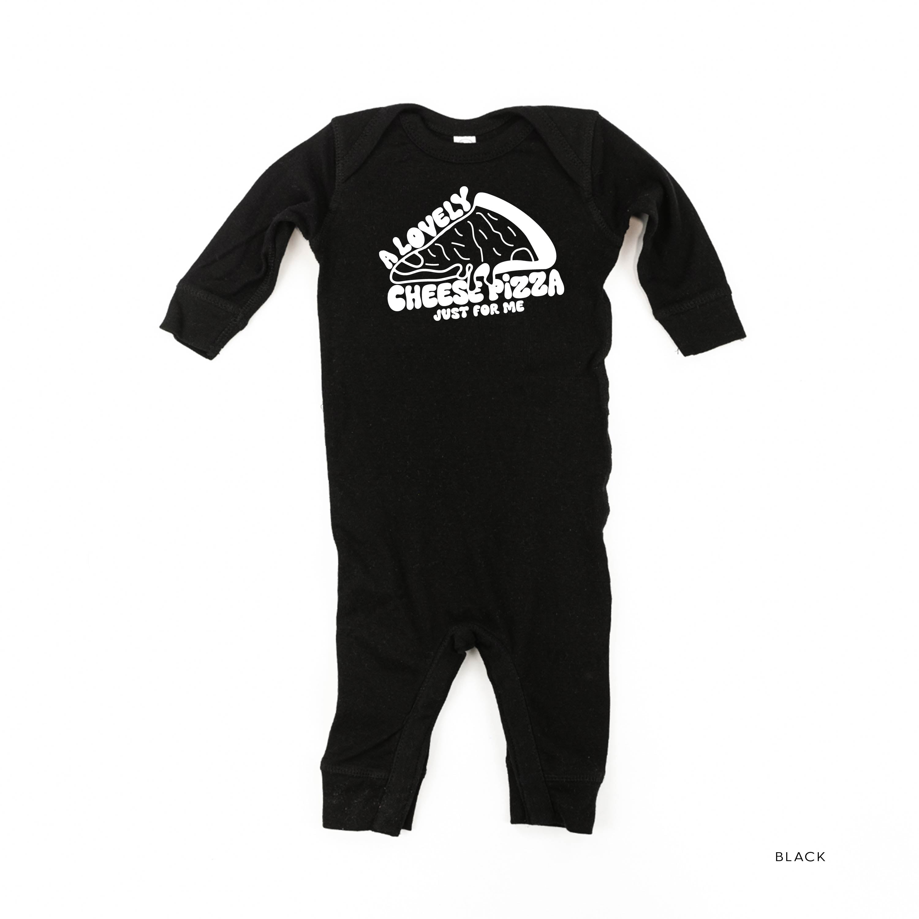 A Lovely Cheese Pizza Just For Me - Baby Sleeper Little Mama Shirt Shop