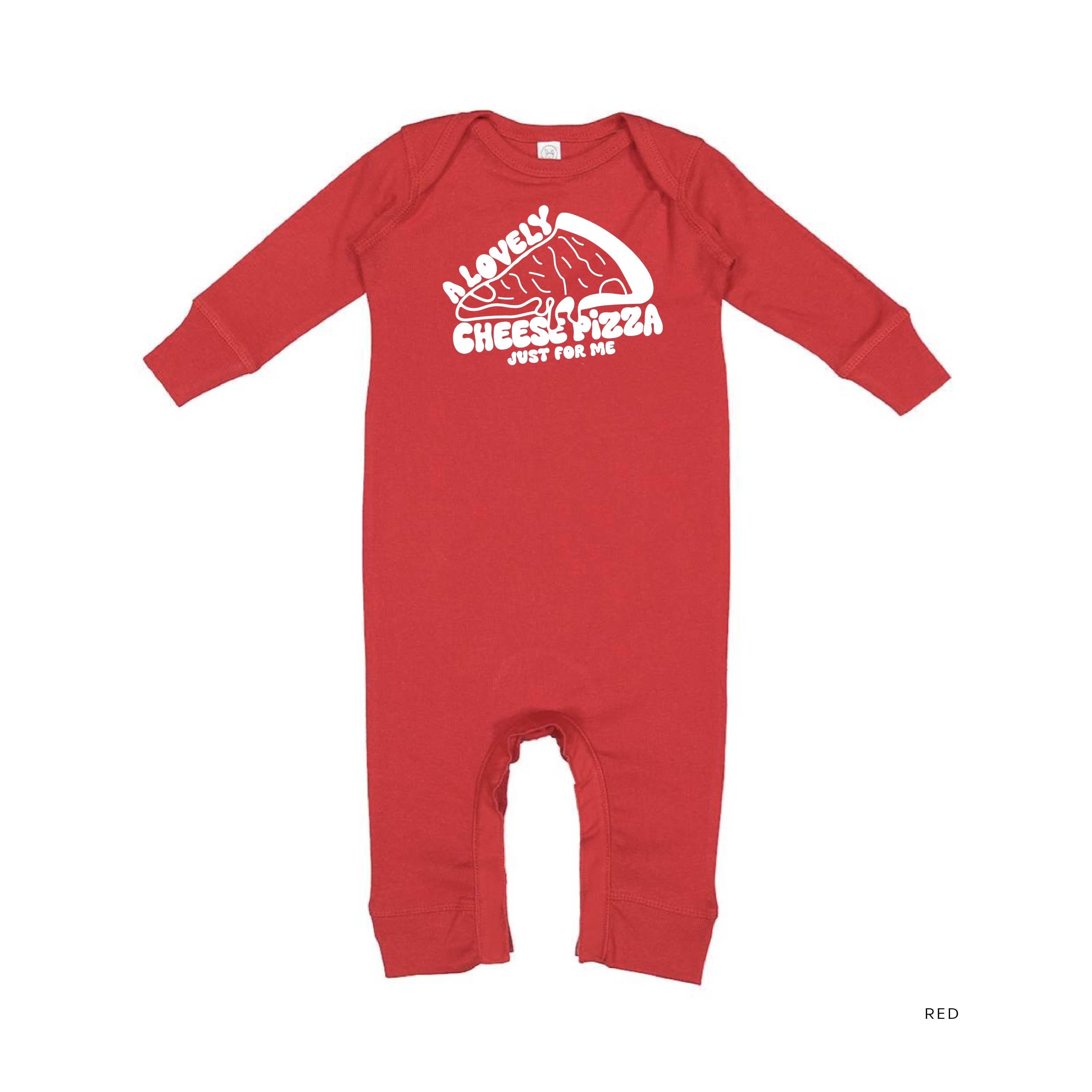 A Lovely Cheese Pizza Just For Me - Baby Sleeper Little Mama Shirt Shop