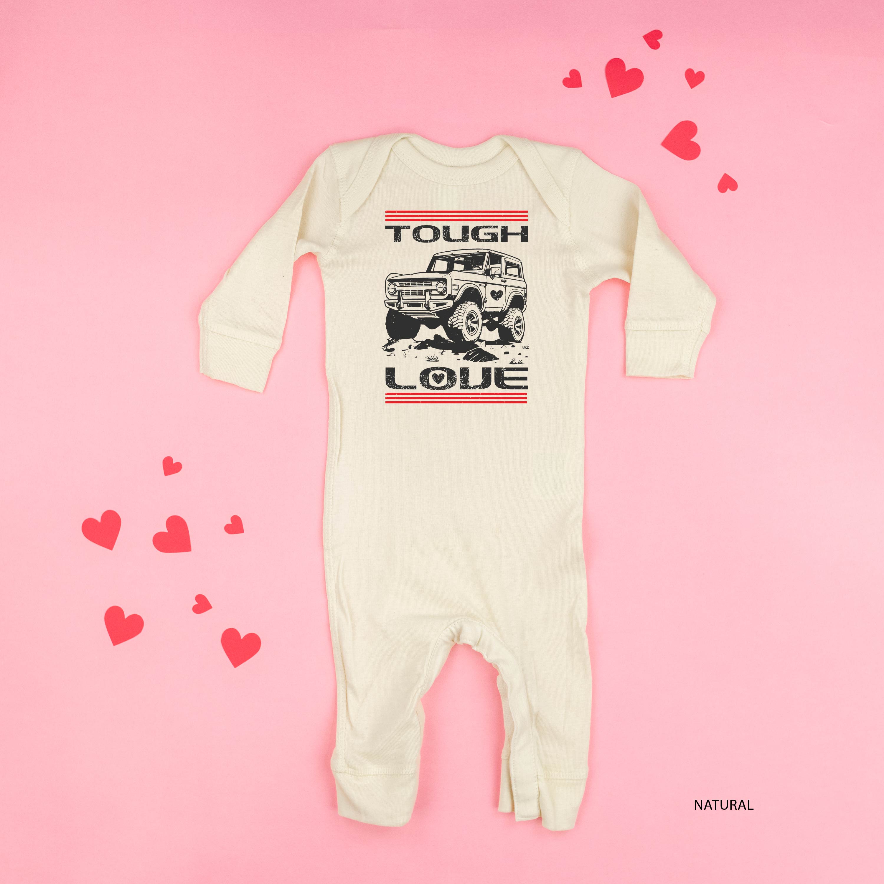 Tough Love Bronco - Baby Sleeper Little Mama Shirt Shop