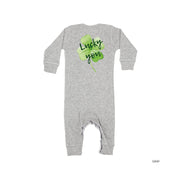 Watercolor Lucky You (pf&b) - Baby Sleeper Little Mama Shirt Shop