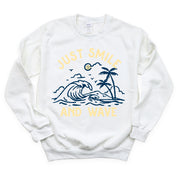 Smile and Wave - BASIC Fleece Little Mama Shirt Shop LLC