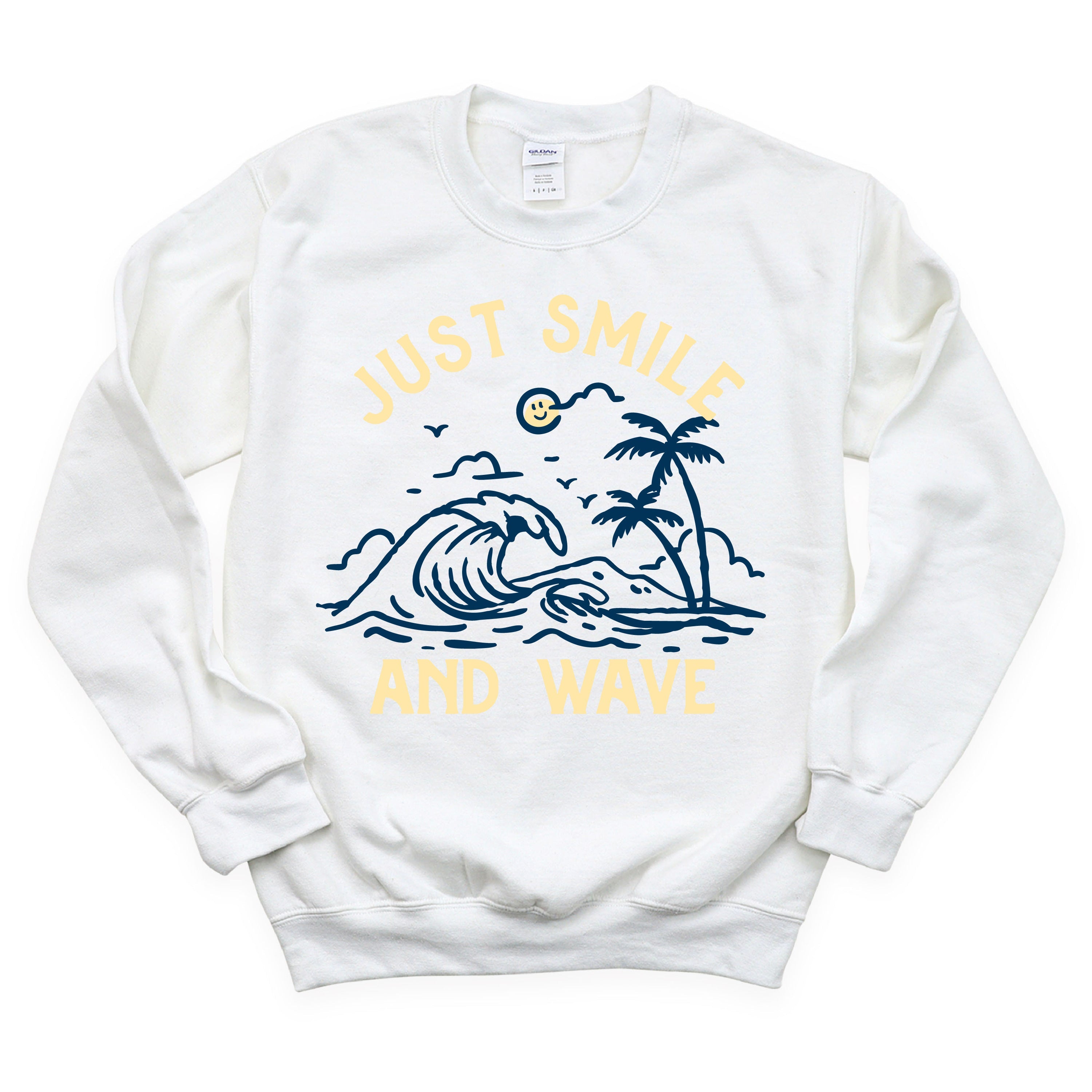 Smile and Wave - BASIC Fleece Little Mama Shirt Shop LLC