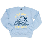 Smile and Wave - BASIC Fleece Little Mama Shirt Shop LLC