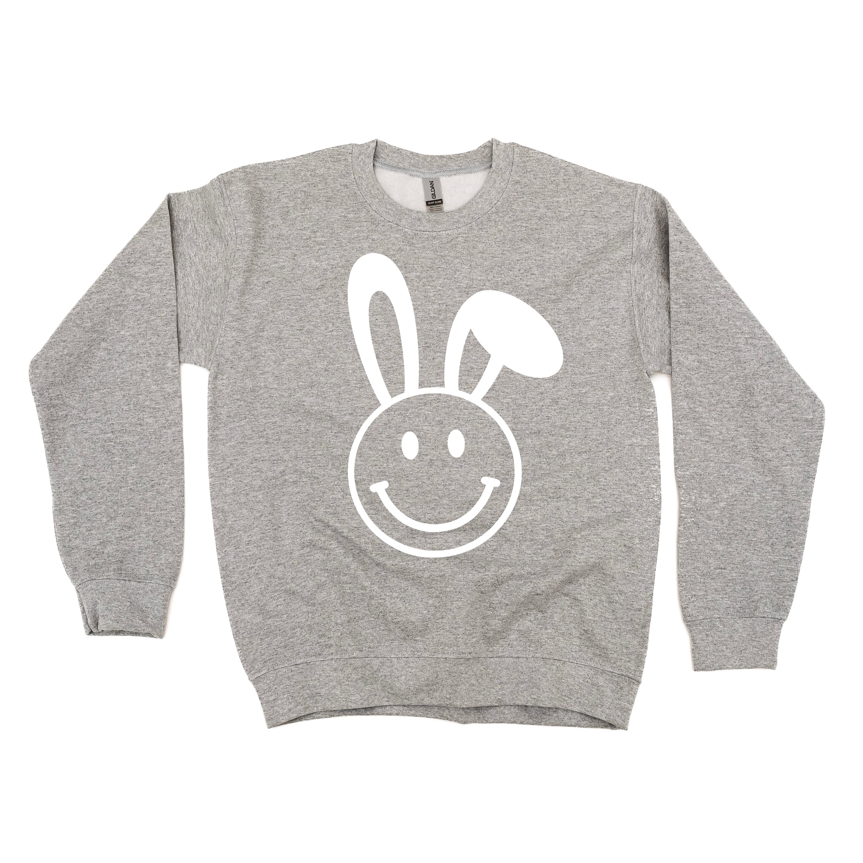 Smiley Face Bunny - BASIC Fleece Little Mama Shirt Shop LLC
