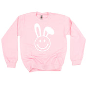Smiley Face Bunny - BASIC Fleece Little Mama Shirt Shop LLC