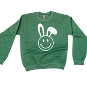 Smiley Face Bunny - BASIC Fleece Little Mama Shirt Shop LLC