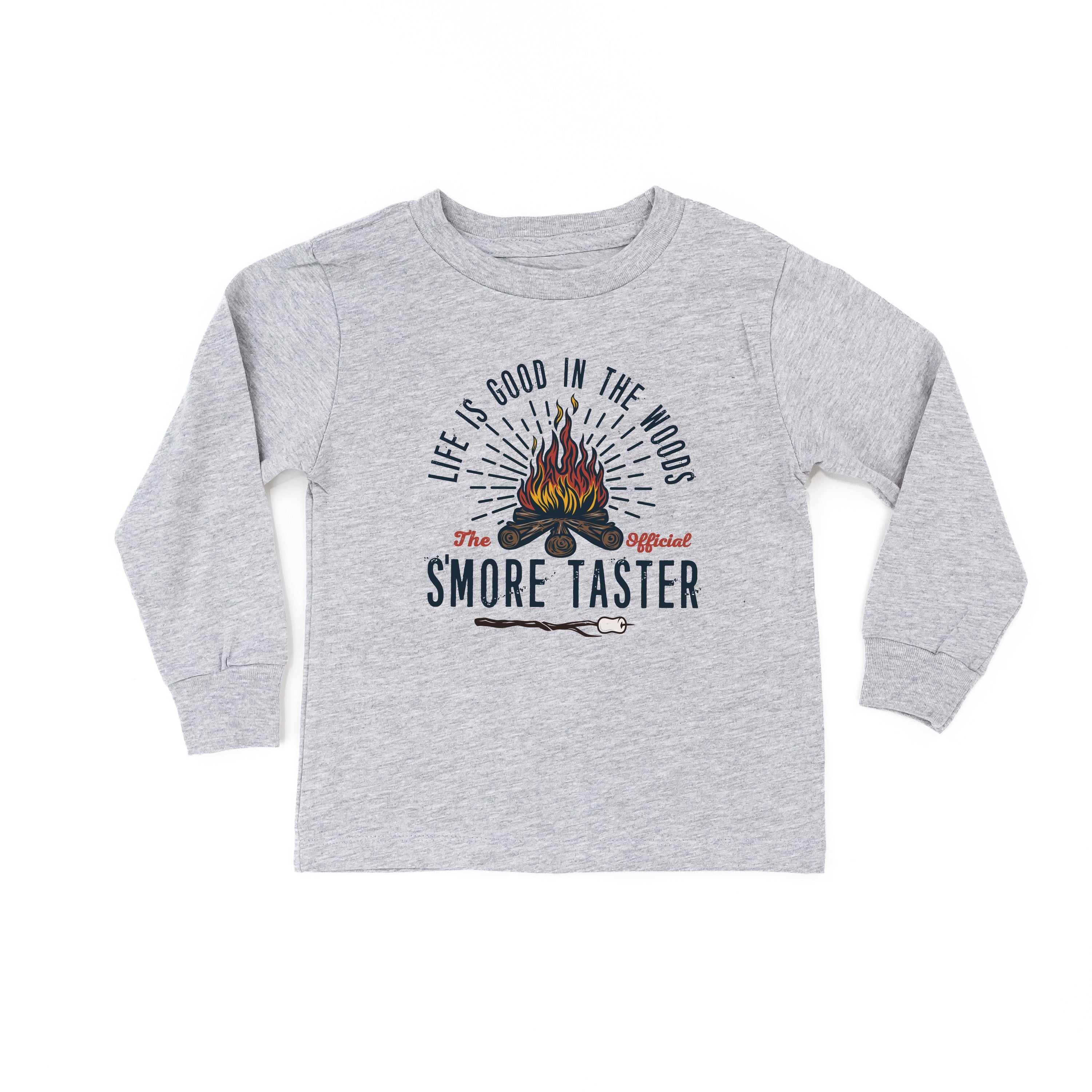 S'Mores Taster - Child LONG SLEEVE Tee Little Mama Shirt Shop