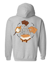 S'mores Squad/The Perfect S'more (pf&b) - Gray BASIC Fleece Adult HOODIE Little Mama Shirt Shop LLC