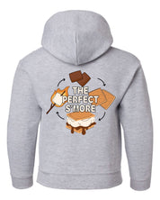 S'mores Squad/The Perfect S'more (pf&b) - Gray BASIC Fleece Child HOODIE Little Mama Shirt Shop LLC