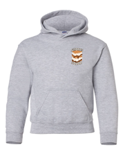 S'mores Squad/The Perfect S'more (pf&b) - Gray BASIC Fleece Child HOODIE Little Mama Shirt Shop LLC