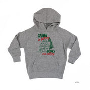 Snow Is Falling Books Are Calling - Child HOODIE Little Mama Shirt Shop LLC