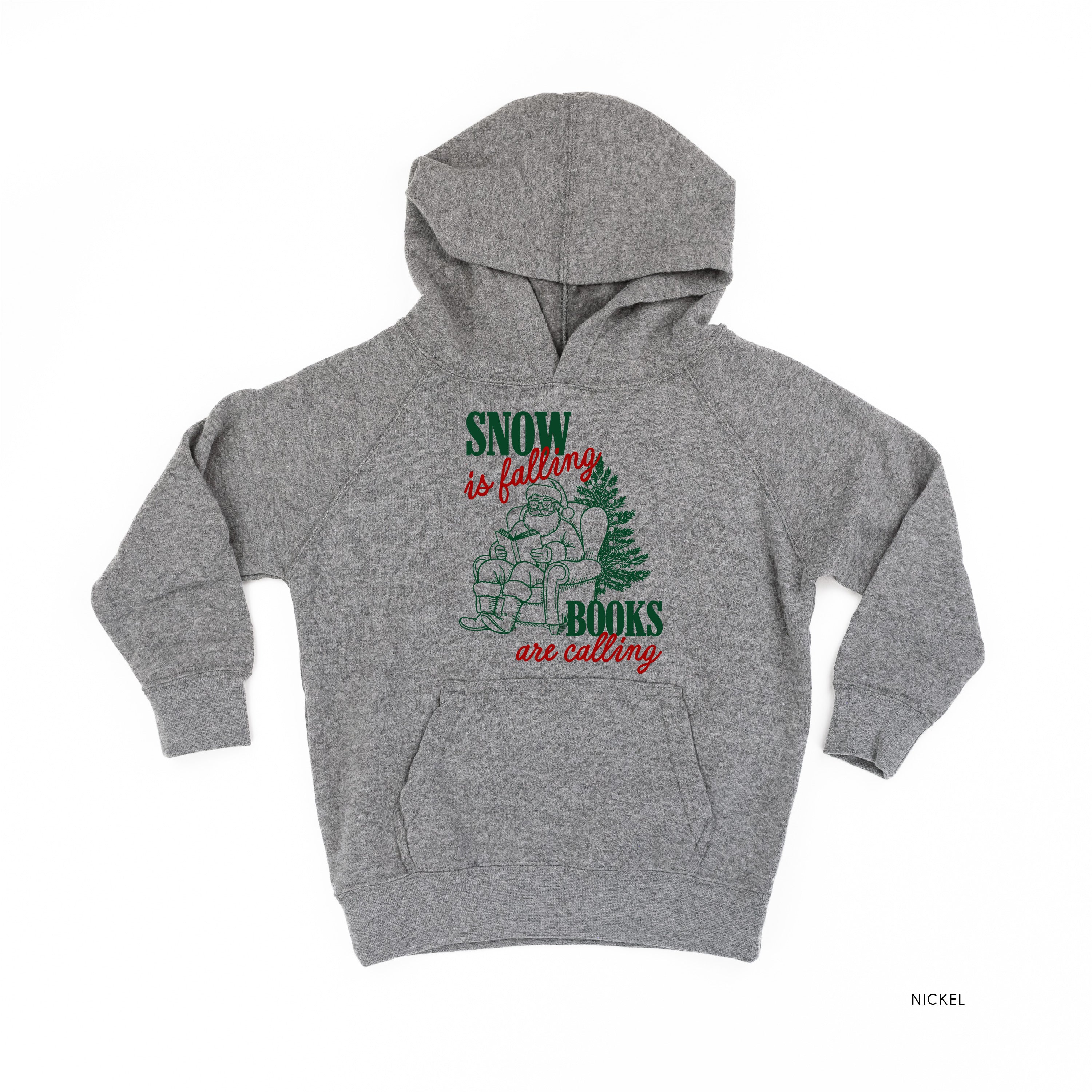 Snow Is Falling Books Are Calling - Child HOODIE Little Mama Shirt Shop LLC