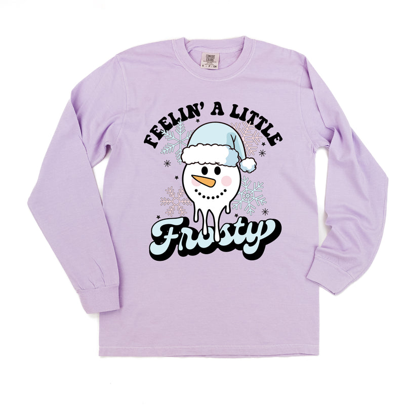 Feelin' A Little Frosty - LONG SLEEVE Comfort Colors Tee