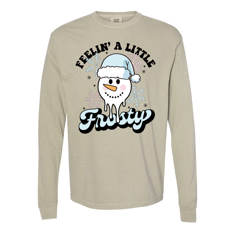 Feelin' A Little Frosty - LONG SLEEVE Comfort Colors Tee