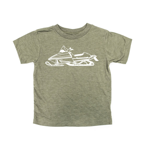 SNOWMOBILE - Minimalist Design - Short Sleeve Child Shirt