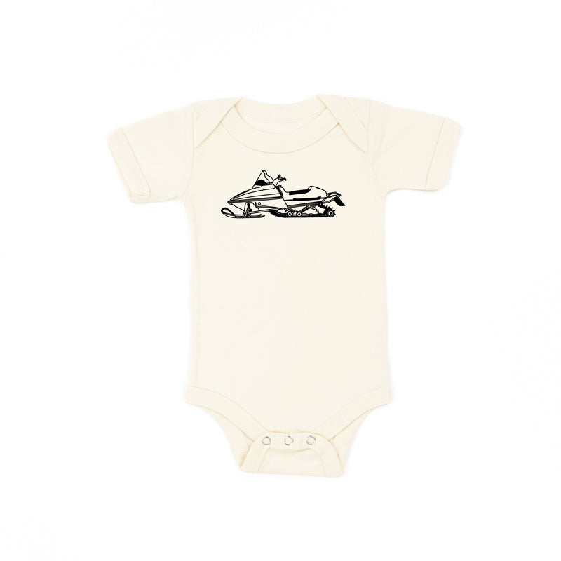 SNOWMOBILE - Minimalist Design - Short Sleeve Child Shirt