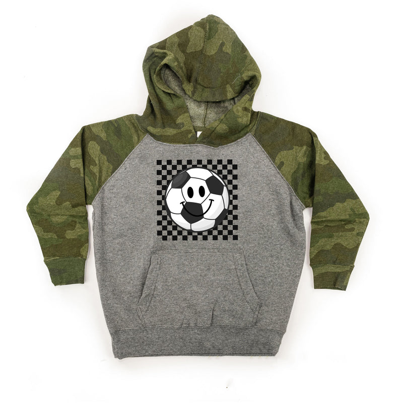 Checkers Smiley - Soccer Ball - Child Hoodie