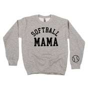 Softball Mama (wd) - BASIC Fleece Little Mama Shirt Shop LLC