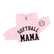 Softball Mama (wd) - BASIC Fleece Little Mama Shirt Shop LLC