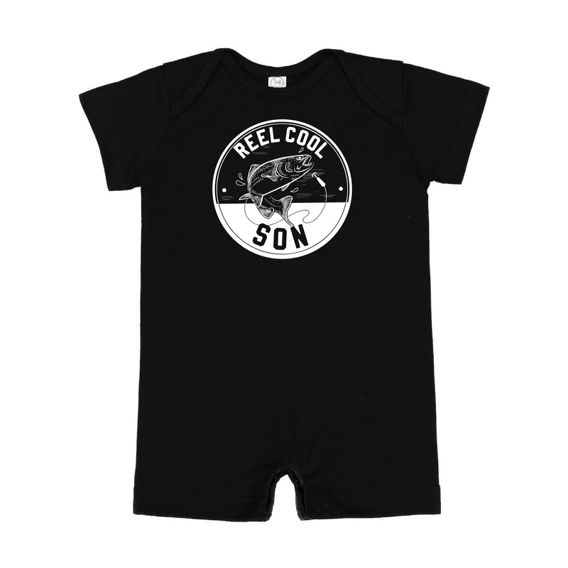 Reel Cool Son - Short Sleeve / Shorts - One Piece Baby Romper