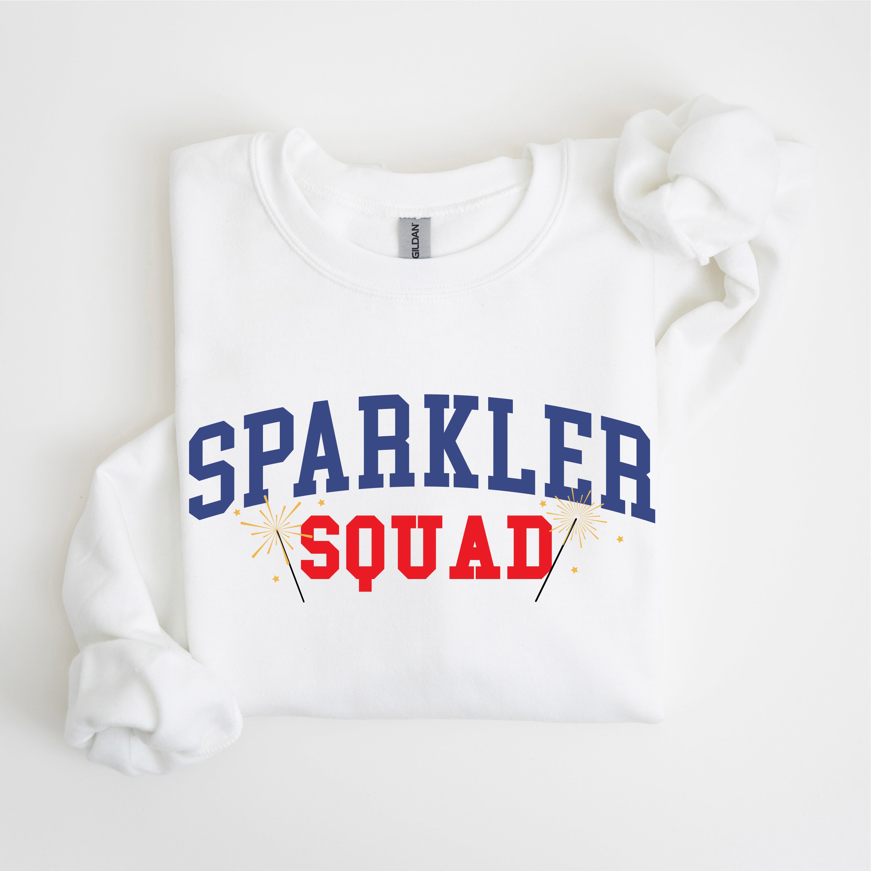 Sparkler Squad - BASIC FLEECE CREWNECK Little Mama Shirt Shop LLC