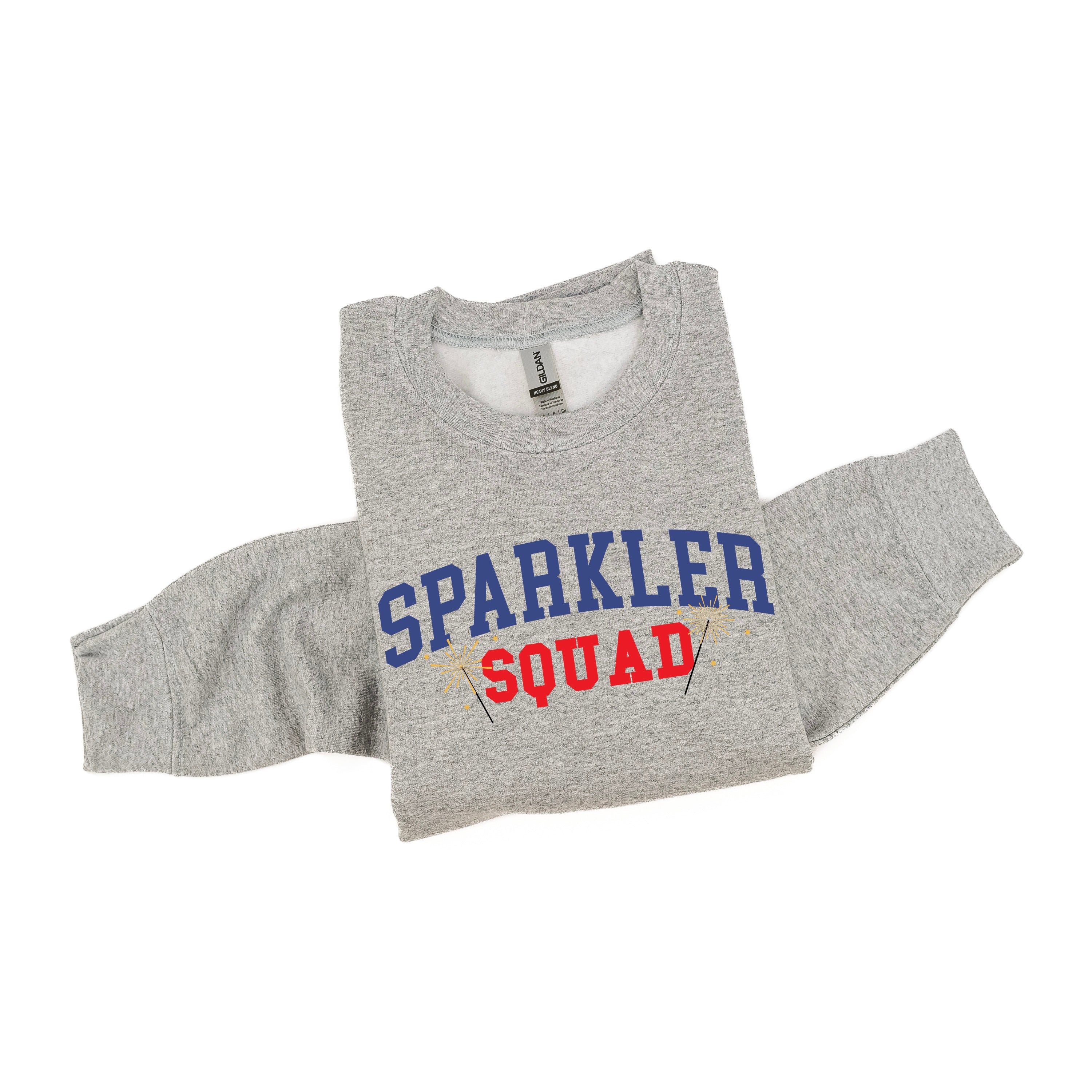 Sparkler Squad - BASIC FLEECE CREWNECK Little Mama Shirt Shop LLC