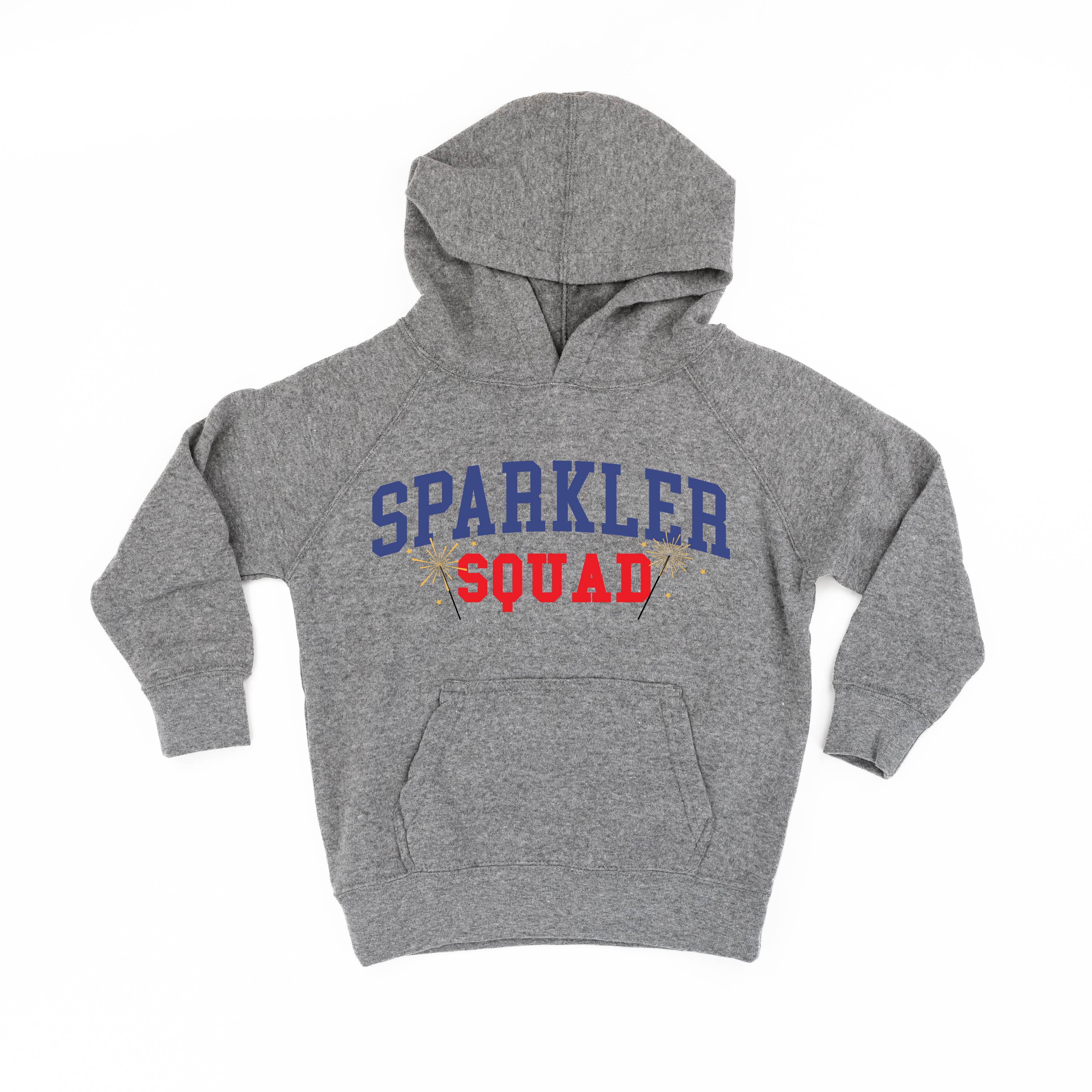 Sparkler Squad - Child HOODIE Little Mama Shirt Shop LLC