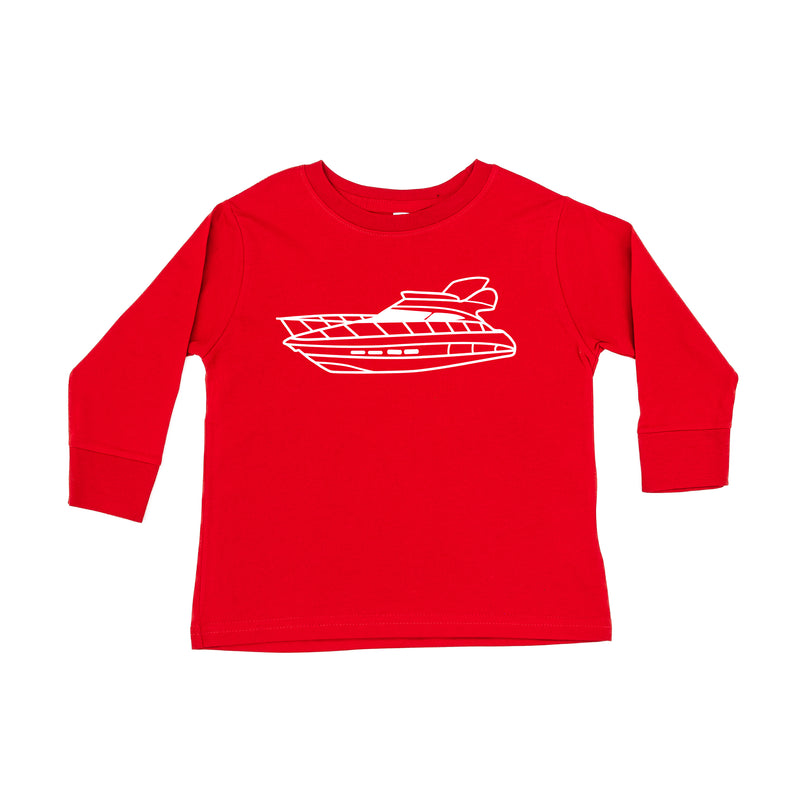 YACHT - Minimalist Design - Long Sleeve Child Shirt