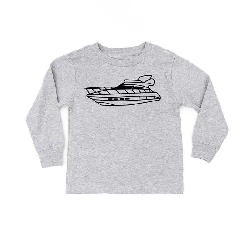 YACHT - Minimalist Design - Long Sleeve Child Shirt