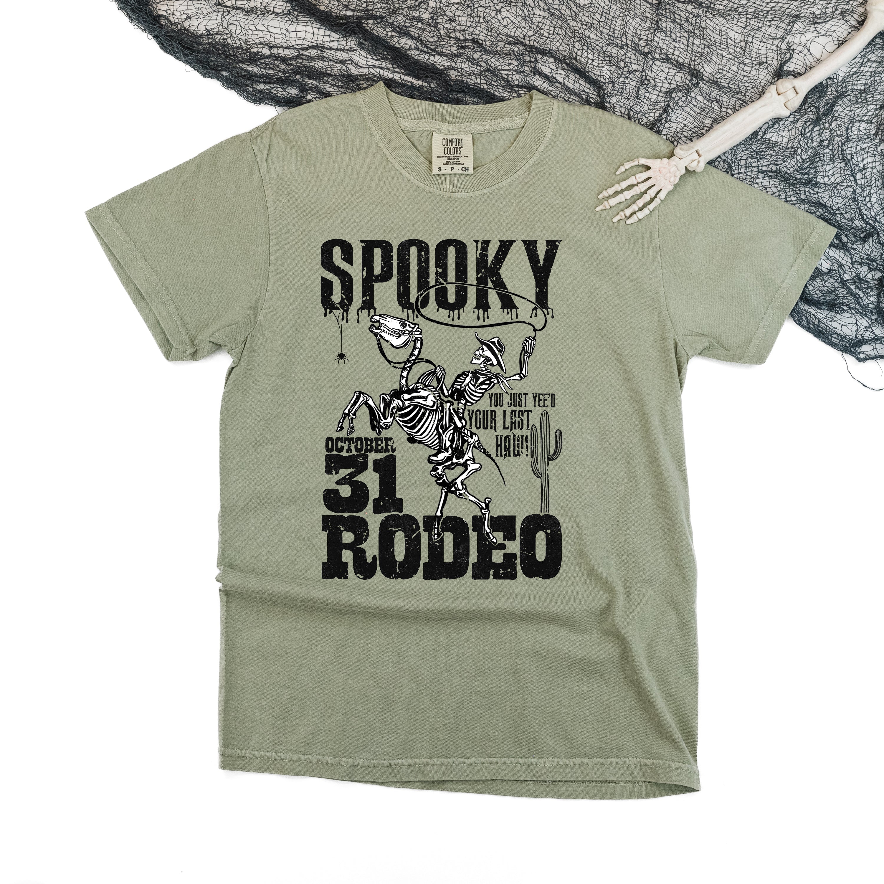 Spooky Rodeo - Comfort Colors Tee Little Mama Shirt Shop