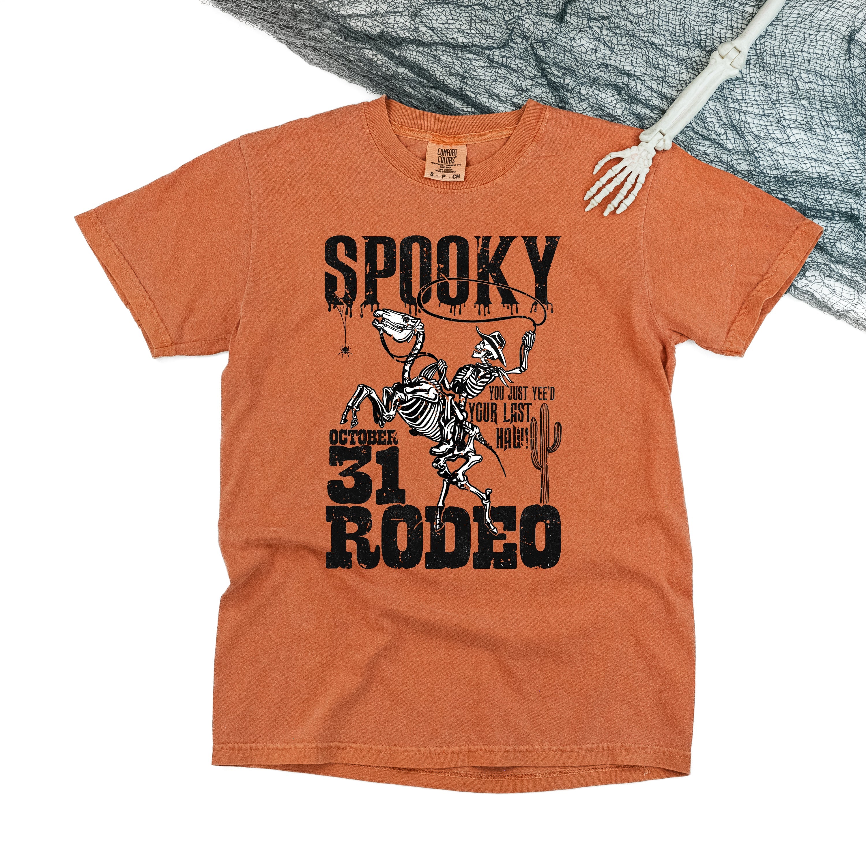 Spooky Rodeo - Comfort Colors Tee Little Mama Shirt Shop