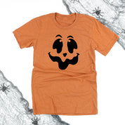 Spooky Jack-o'-lantern Face - Unisex Tee Little Mama Shirt Shop