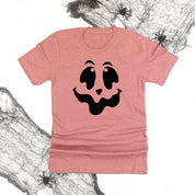 Spooky Jack-o'-lantern Face - Unisex Tee Little Mama Shirt Shop