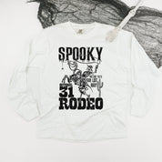 Spooky Rodeo - Long Sleeve Comfort Colors Tee Little Mama Shirt Shop