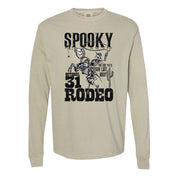 Spooky Rodeo - Long Sleeve Comfort Colors Tee Little Mama Shirt Shop