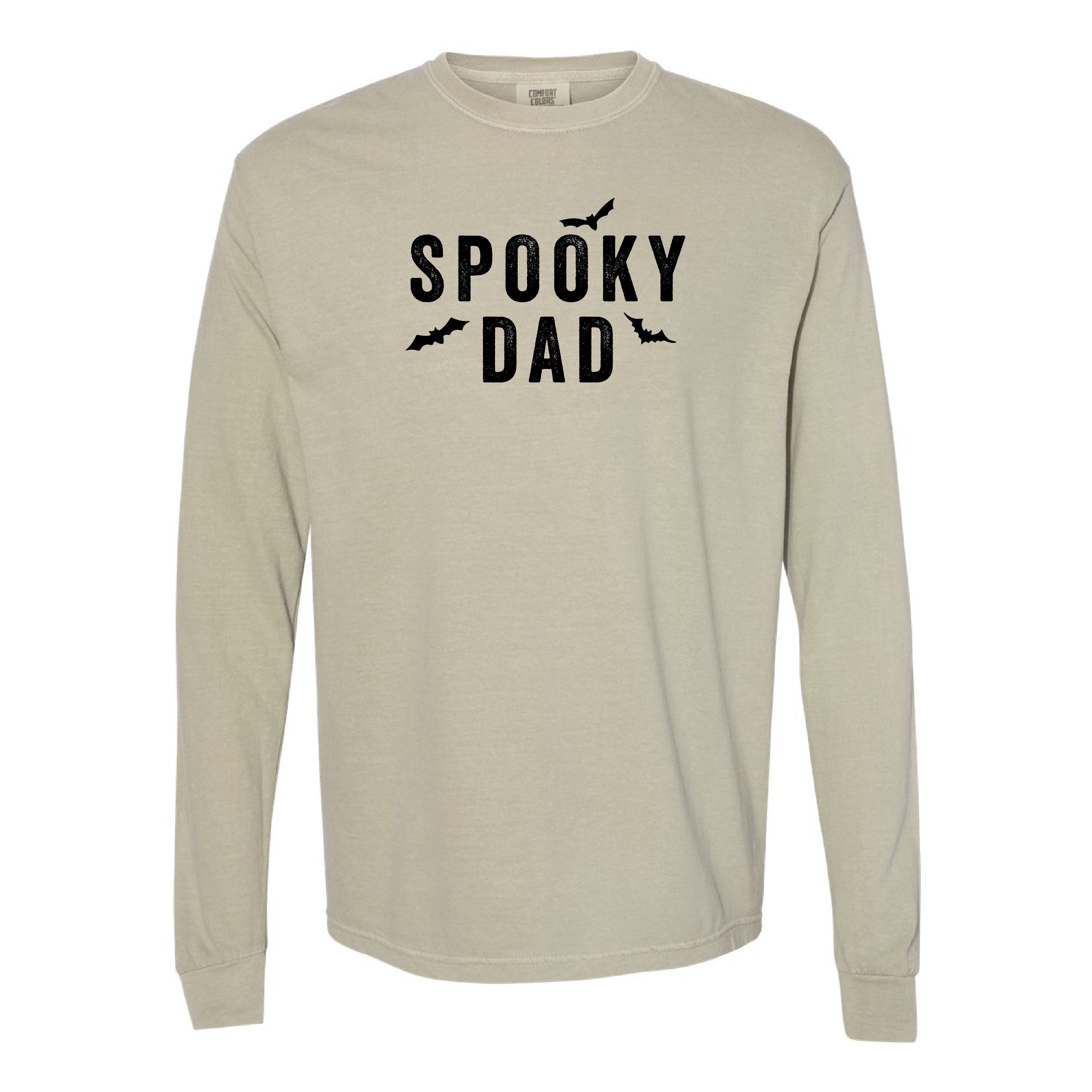 Spooky Dad - Long Sleeve Comfort Colors Tee Little Mama Shirt Shop