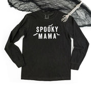Spooky Mama - Long Sleeve Comfort Colors Tee Little Mama Shirt Shop