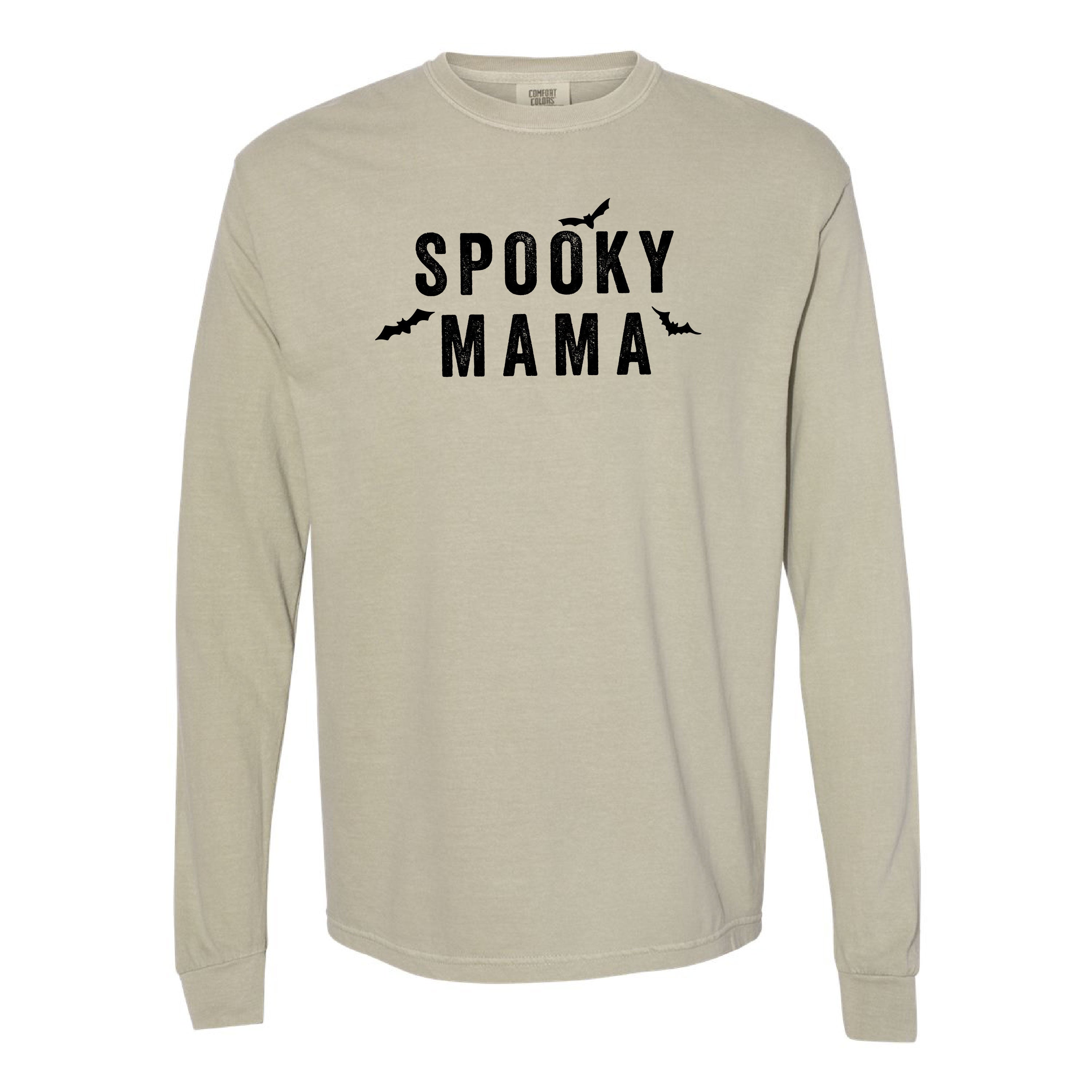 Spooky Mama - Long Sleeve Comfort Colors Tee Little Mama Shirt Shop