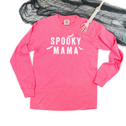 Spooky Mama - Long Sleeve Comfort Colors Tee Little Mama Shirt Shop