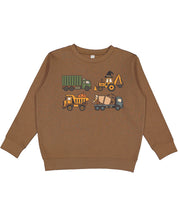 Spooky Construction Trucks - Child Sweater Little Mama Shirt Shop
