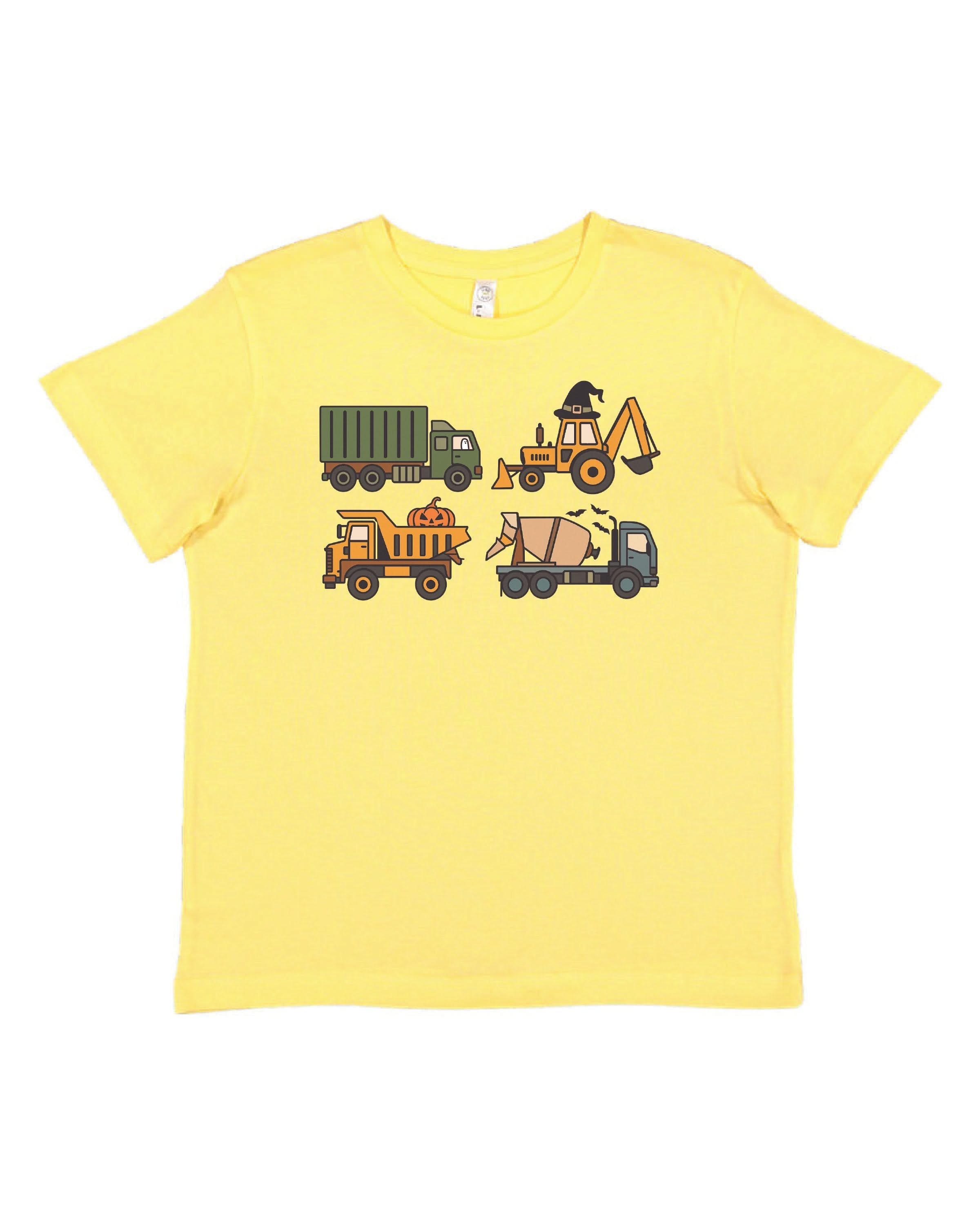 Spooky Construction Trucks - Child Tee Little Mama Shirt Shop