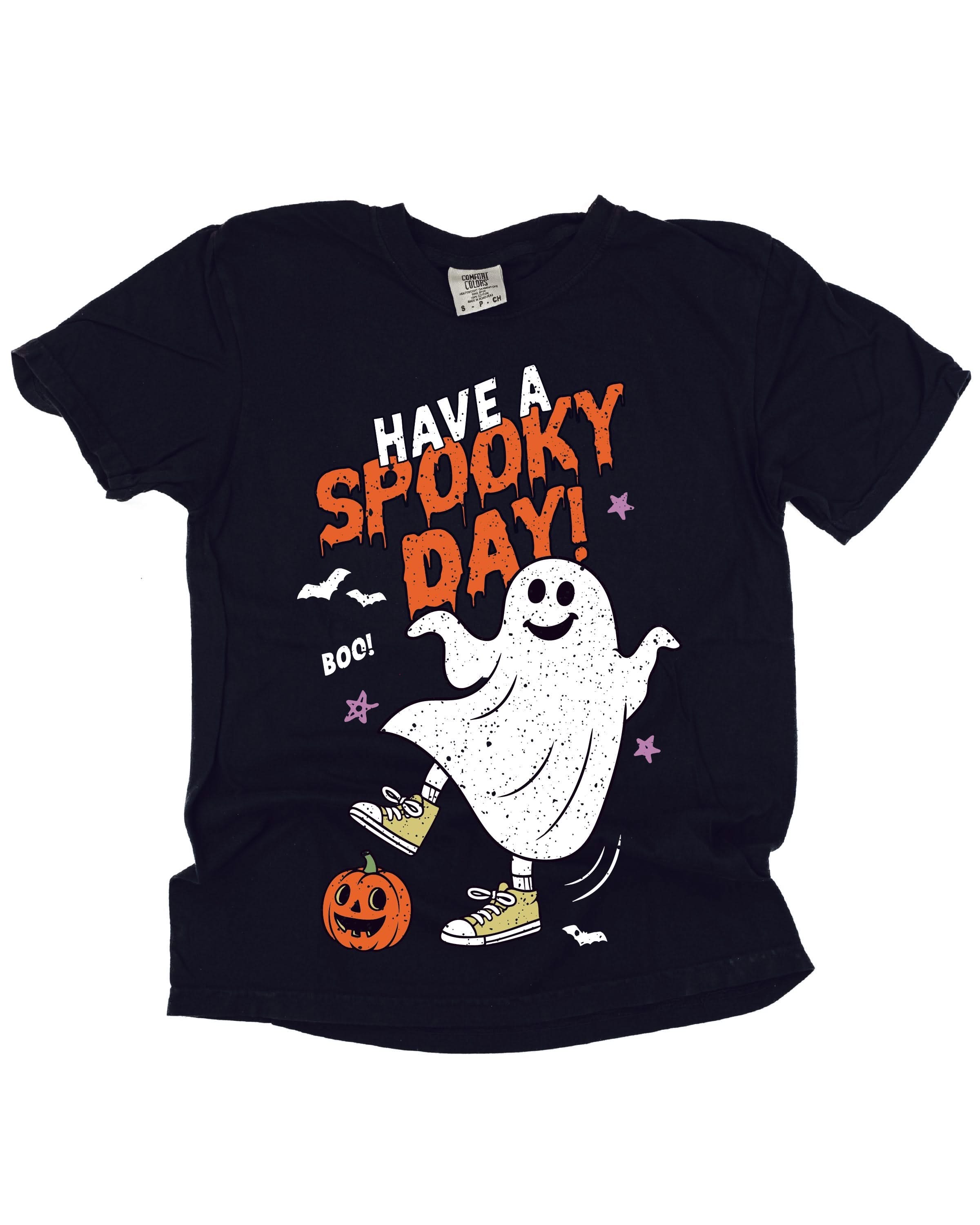 Have A Spooky Day - Comfort Colors Tee Little Mama Shirt Shop