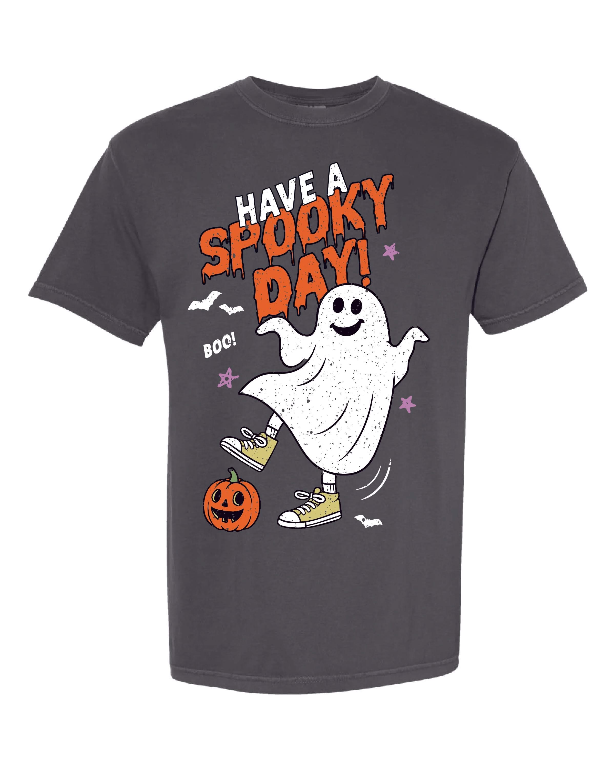 Have A Spooky Day - Comfort Colors Tee Little Mama Shirt Shop