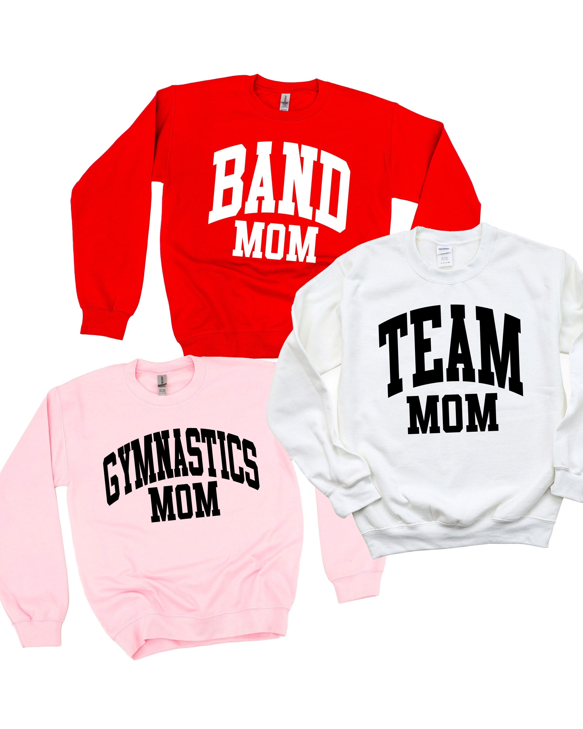 Varsity Style - Sports Moms - (Choose Your Sport) - Basic Fleece Little Mama Shirt Shop LLC